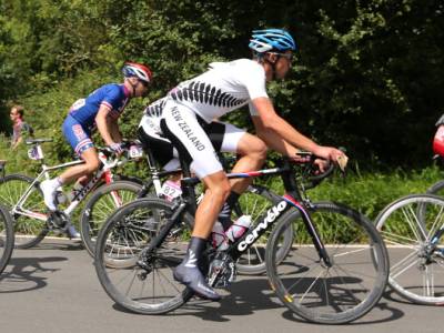 Bauer a creditable 10th in cycling road race