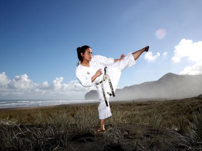 World Beach Games perfect Olympic test for karate athletes