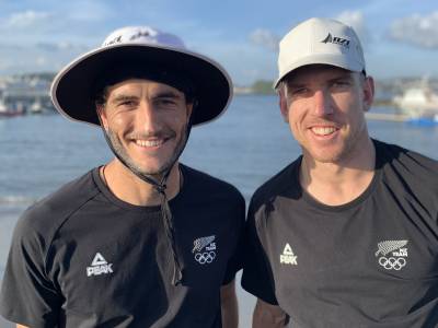 Peter Burling and Blair Tuke ready for first taste of Tokyo 2020 Olympic racing