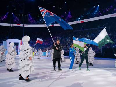 New Zealand Team wowed by Lausanne 2020 Opening Ceremony 