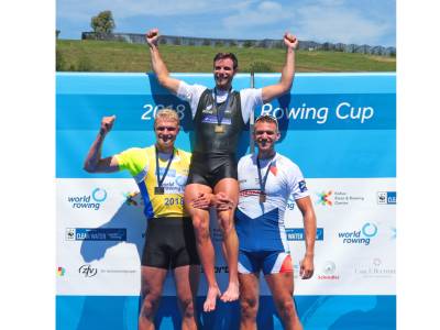 Manson wins as New Zealand claims five golds and a silver at Rowing World Cup