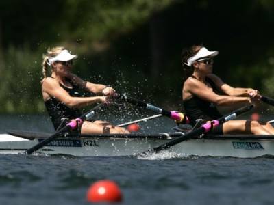 World best time for lightweight double sculls
