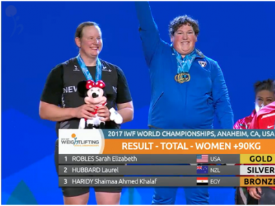 Laurel Hubbard wins New Zealand’s first ever Weightlifting World Championship medal