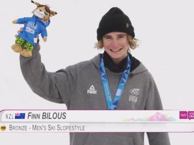 Finn Bilous wins second medal of Youth Olympic Winter Games