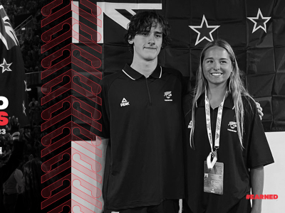 Beach Volleyballer Kiana Stevenson & Swimmer Larn Hamblyn-Ough Named New Zealand Team Flagbearers for Trinbago 2023