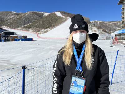 Zoi Sadowski-Synnott excited to hit Slopestyle course at the Beijing 2022 Olympic Winter Games! 