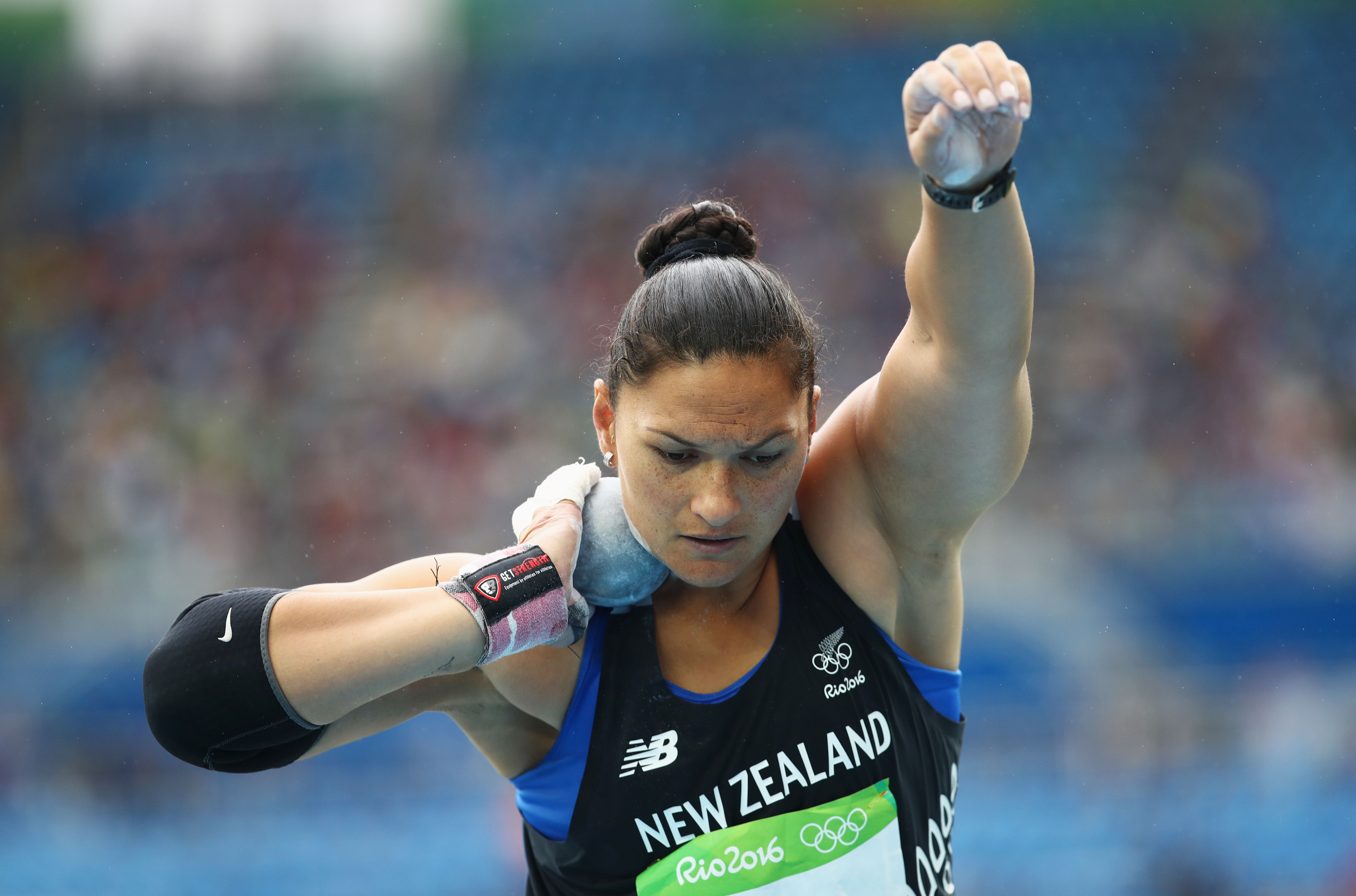 Val Coasts Into Shot Put Final New Zealand Olympic Team 