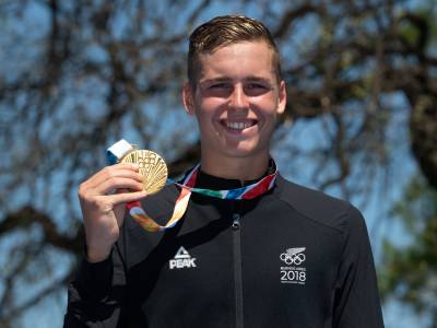 Triathlete Dylan McCullough claims Youth Olympic Games gold in emphatic victory
