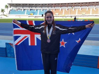 Silver and bronze on final day puts New Zealand third on Commonwealth Youth Games medal table