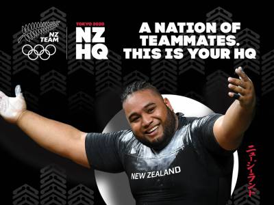 NZ Team Fanzone in Auckland for Olympic Games