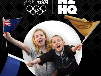 Watch the New Zealand Winter Olympic Team at NZHQ, the Official Fanzone!