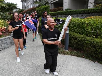 Young and old in the mix for penultimate day of Queen’s Baton Relay