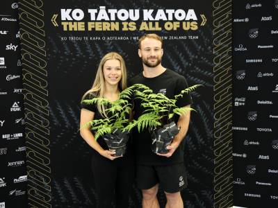 Trampoline Athletes Dylan Schmidt and Maddie Davidson Named to New Zealand Team for Paris