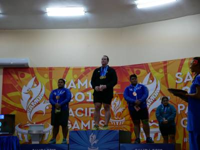 Two golds and a silver for Laurel Hubbard at Pacific Games + silver for David Liti