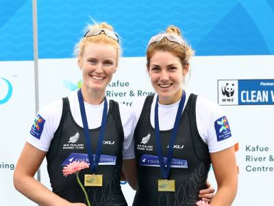 Three gold and a silver for New Zealand at Rowing World Cup